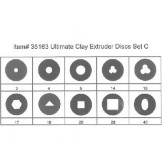 Ensemble de disque pour extrudeur - Set C Ensemble de disque pour extrudeur - Set C