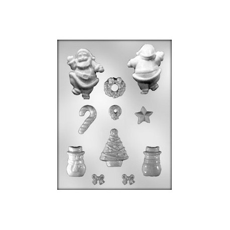 Moule Pere Noel Et Bonhomme De Neige 3 D