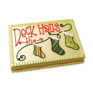 Feuille comestible Tourbillons rouge et vert Feuille comestible Tourbillons rouge et vert