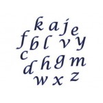 Découpoir Alphabet - Lettre script minuscule