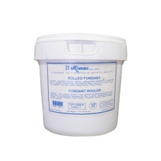 Fondant à rouler blanc Mimac 11 lbs / 5kg Fondant à rouler blanc Mimac 11 lbs / 5kg