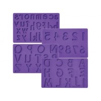 Moule Alphabet Majuscule, minuscule et chiffre