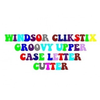 ***RED*** D&eacute;coupoir Clikstix Alphabet Lettre majuscule Groovy