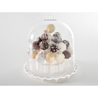 Présentoir à cake pops avec dôme Présentoir à cake pops avec dôme