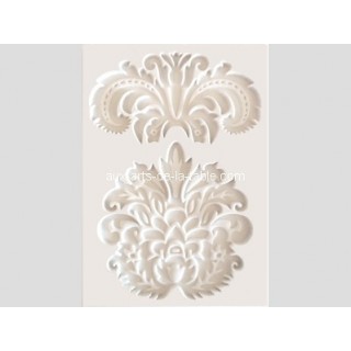 Moule Motif Style Damask No 4 Moule Motif Style Damask No 4