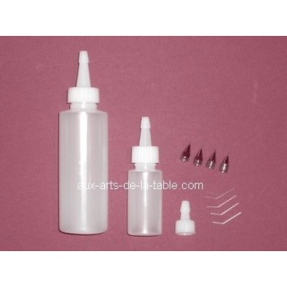 Ensemble de bouteilles avec micro douilles Ensemble de bouteilles avec micro douilles