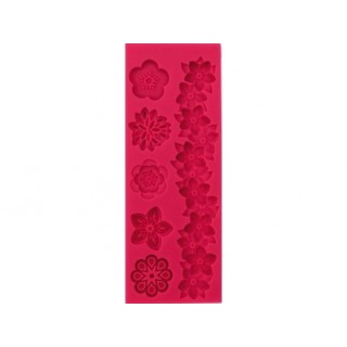 Moule Fleurs et bordure de fleurs Moule Fleurs et bordure de fleurs
