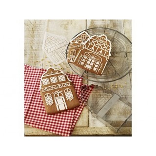 D&eacute;coupoirs et pochoirs Village hivernal