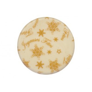 Moule imprimé Plaque ronde Joyeuses Fêtes Moule imprimé Plaque ronde Joyeuses Fêtes