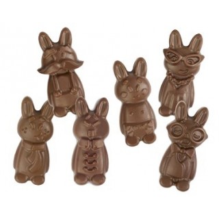 Moule à chocolat Drôles de lapin Moule à chocolat Drôles de lapin