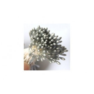 Gros pistil allongé Argent perlé Gros pistil allongé Argent perlé