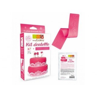 Ensemble Moule et glaçage souple - Dentelle Ensemble Moule et glaçage souple - Dentelle