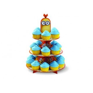 Présentoir à cupcakes Les Minions Présentoir à cupcakes Les Minions