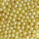 Perle jaune pâle en sucre 3-4 mm
