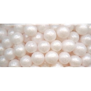 Perle blanche en sucre 3-4 mm Perle blanche en sucre 3-4 mm