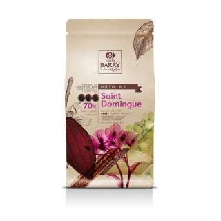 Chocolat noir Cacao Barry St-Domingue 70% cacao - 1 kg