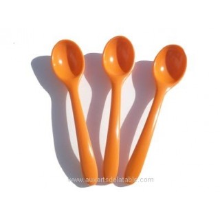 Petite cuillère en mélamine orange Petite cuillère en mélamine orange