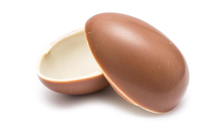 œufs de Pâques en chocolat