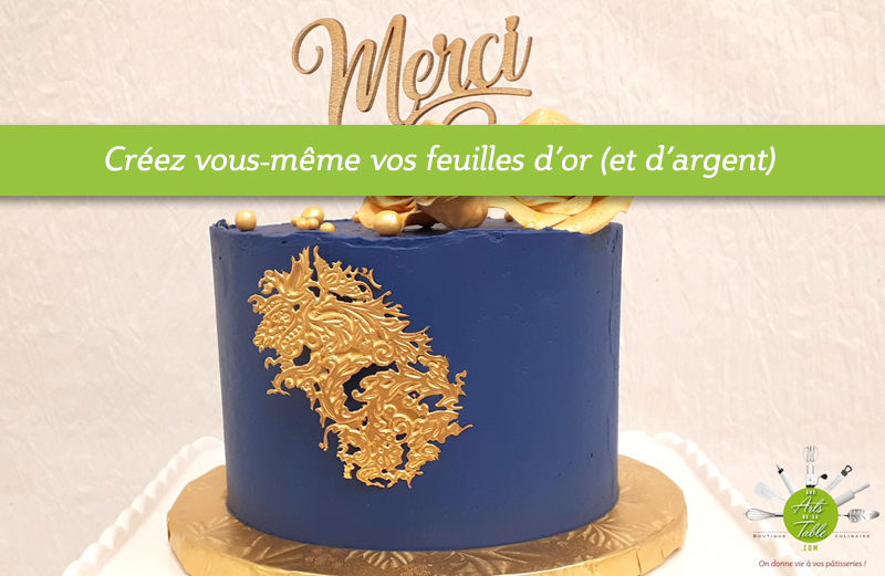 Feuille d’or 23 k comestible