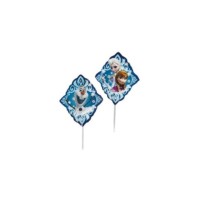 Picks de la Reine des Neiges pour décorer des cupcakes.