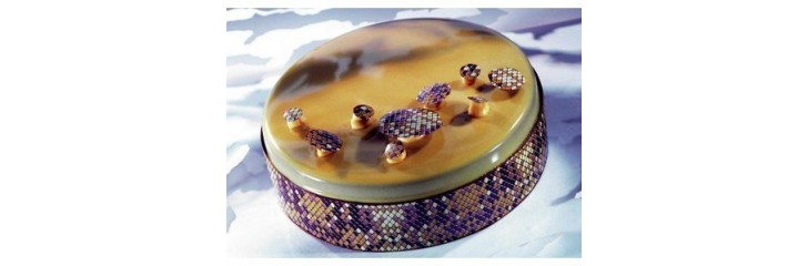 Feuilles de transfert et de texture pour le chocolat