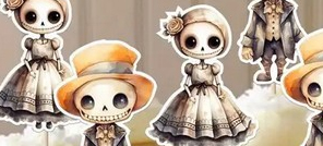 Pick M et Mme Squelette
